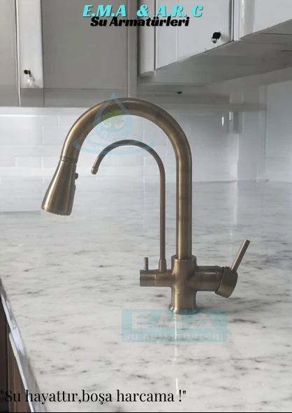 ARITMALI UZAYAN SPİRALLİ MUTFAK BATARYASI ANTİK - 4