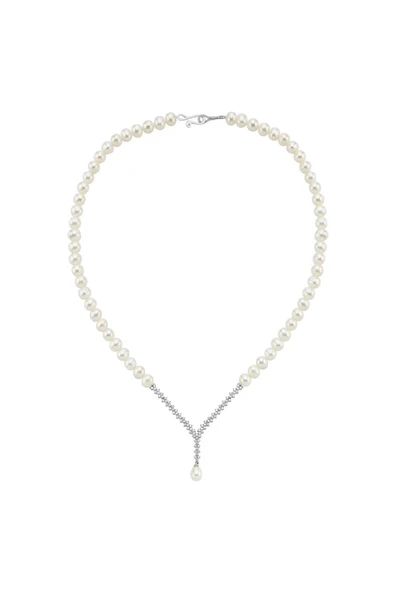 6,5 mm Suyolu Doğal İnci Kolye - Resim 5