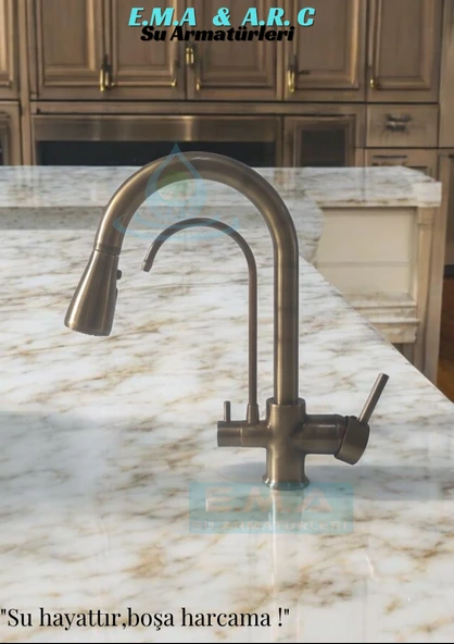 ARITMALI UZAYAN SPİRALLİ MUTFAK BATARYASI ANTİK - 2