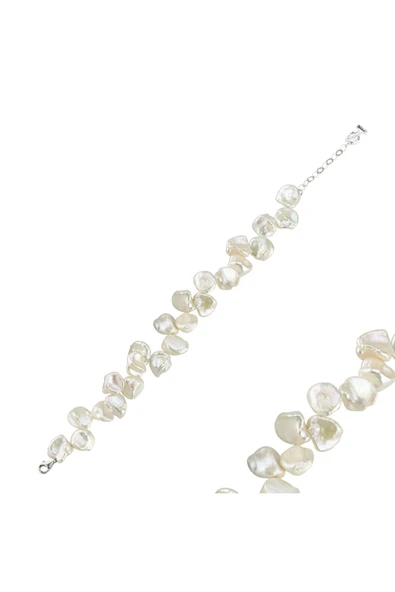 Taş Barok Doğal İnci Bileklik ürün görseli 1