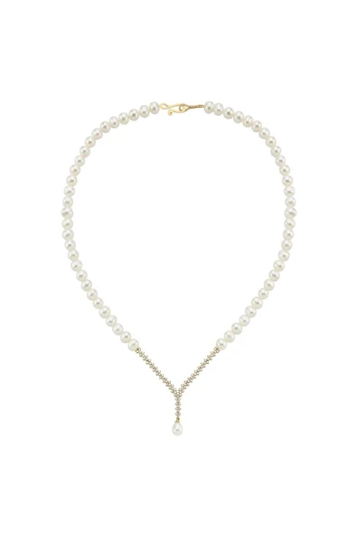 6,5 mm Suyolu Doğal İnci Kolye - Resim 6