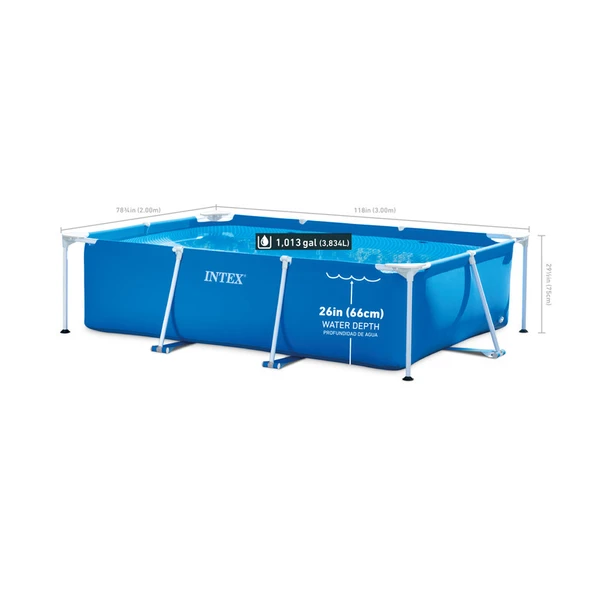 Intex Dikdörtgen Prefabrik Aile Havuzu 300*200*75 cm (28272) - 3