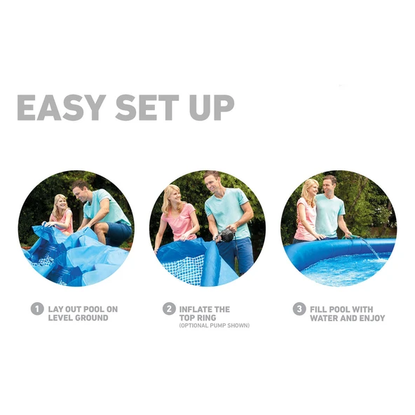 Intex Easy Şişme Aile Havuzu 244*61 cm (28106) - 7