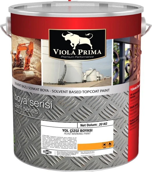 Viola Yol Çizgi Boyası 2,5 Kg Beyaz