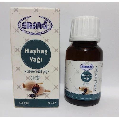 Ersağ   Haşhaş Yağı 30 Ml