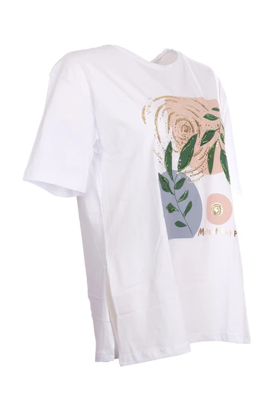 Sempre Oversize Minimalist Kadın Tunik - Kısa Kol - Günlük - 9