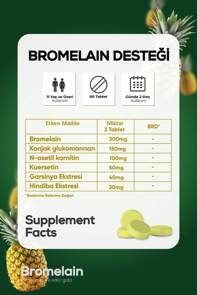 Collagen Life Bromelain 60 Tablet - 4