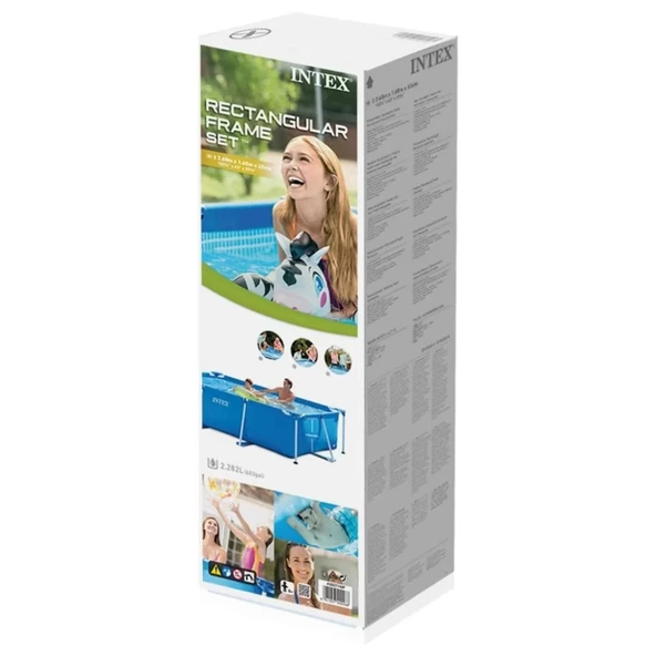 Aile Havuzu - Dikdörtgen Prefabrik - Intex - 260*160*65 cm (28271) - 5
