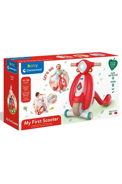 Baby Clementoni Clementoni İlk Adım Yürütecim Kırmızı - 4
