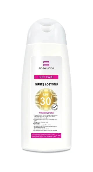 Biobellinda Sun Care Güneş Losyonu SPF30+ 200 ML