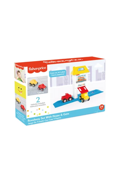 FISHER PRICE Dolu Fisher Price Yol ve Garaj Seti - 2