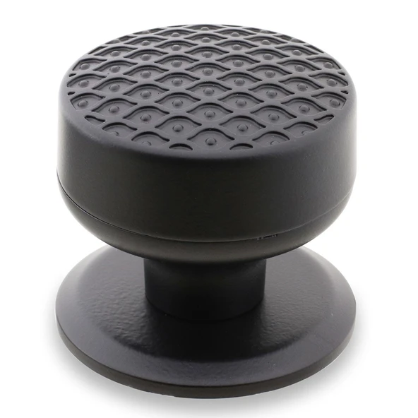 Kapı Tokmağı Topuzu Kolu Metal Tokmak Mat Siyah ürün görseli