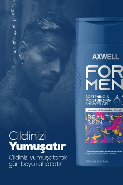 AXWELL For Men Yumuşatıcı Ve Nemlendirici Duş Bakım Jeli - 2