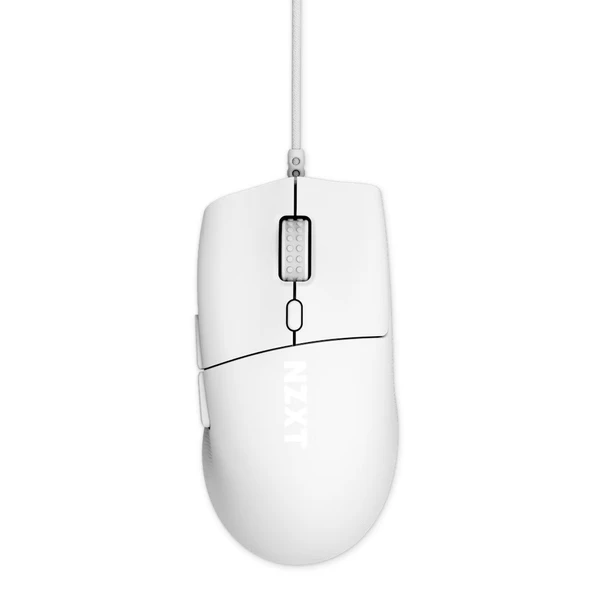 NZXT Lift 2 Ergo Beyaz 8K Hz NVIDIA Reflex Uyumlu Gaming Mouse