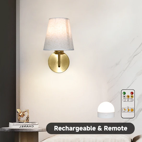 Blair Renkli Taşınabilir Mıknatıslı Bağlantı Gerektirmeyen Şarjlı Lamba USB Girişli RGB Kumandalı Ampul - 4