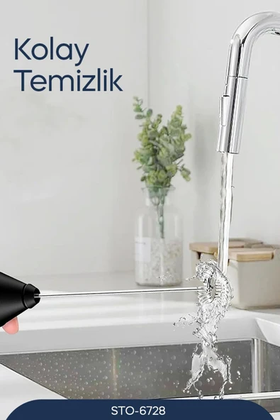 Sinbo Sto-6728 Pratik Süt Ve Kahve Köpürtücü Yüksek Devirli Motor - Resim 3