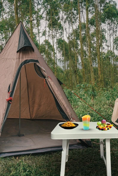 Jasper Kamp Masası Katlanabilir Beyaz