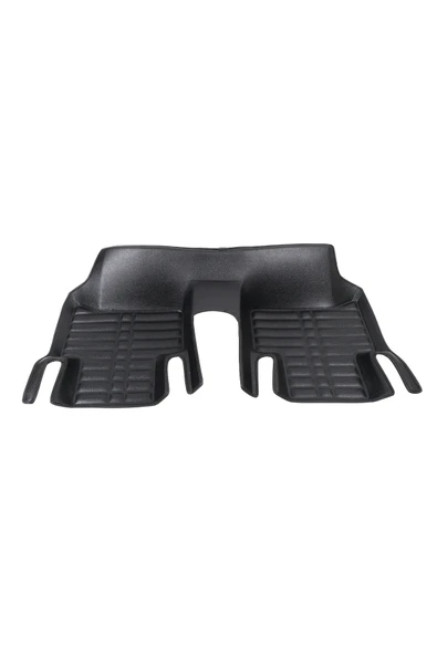 5D Dikişsiz (press) Deri Havuzlu Paspas Siyah Alfa Romeo Stelvio 2017-2025 ile uyumlu - 2