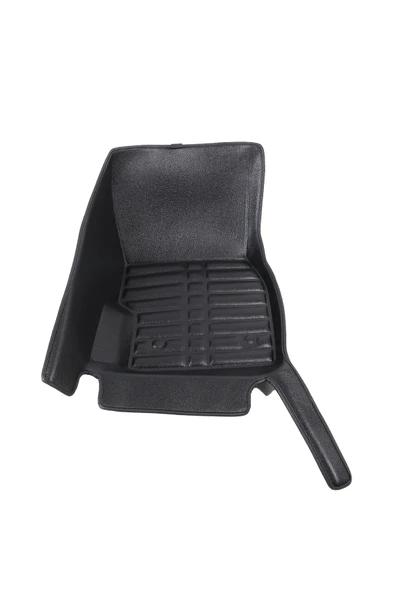 5D Dikişsiz (press) Deri Havuzlu Paspas Siyah Alfa Romeo Stelvio 2017-2025 ile uyumlu