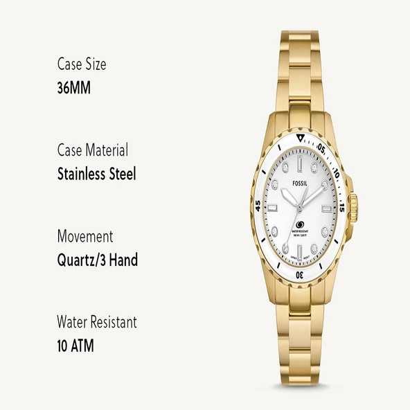 FOSSIL ES5350 Kadın Kol Saati - 6