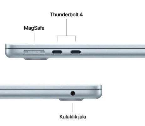 Apple MacBook Air MC6T4TU/A 16 GB 256 GB SSD 13.6" macOS Dizüstü Bilgisayar - 5