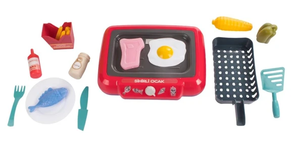 Limon Oyuncak Magic Chef Barbekü Ocak Seti 2A550 - 4