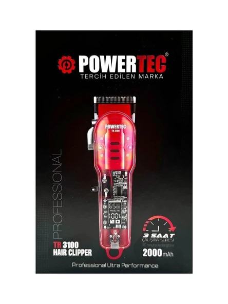 Powertec Tr-3100 Profesyonel Saç, Sakal Tıraş Makinesi