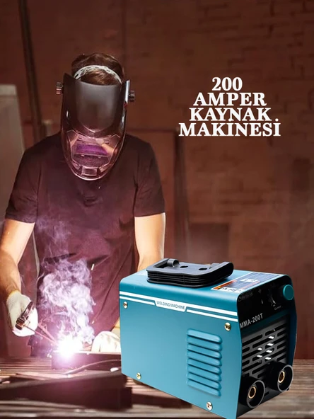 Rowermax PRO MMA-200T Amper Profesyonel Dijital Göstergeli Kart Soğutmalı İnverter Kaynak Makinesi - 3