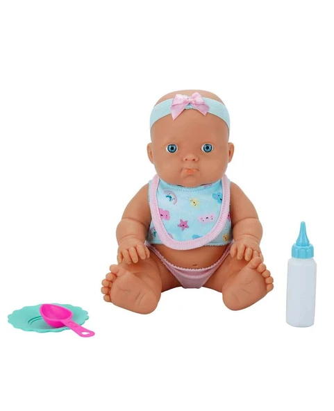 Dollz n More Ada Bebek Beslenme Seti 23 cm 31643 Mavi