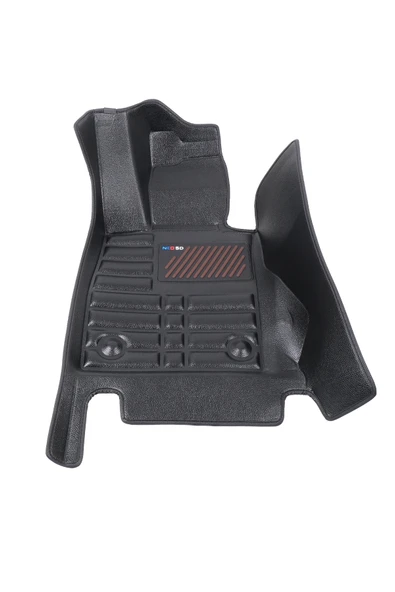 5D Dikişsiz (press) Deri Havuzlu Paspas Siyah BMW 5 Serisi G60 2024-2025 ile uyumlu