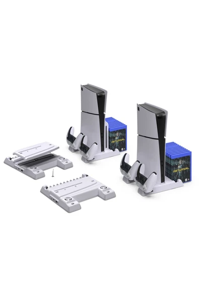 TP5-3537D PS5 Slim ve Tüm Modeller için Multi Fonksiyon Soğutma ve Şarj Ünitesi - 3
