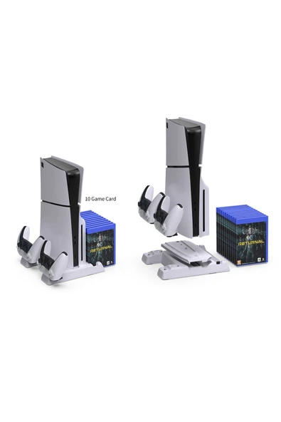 TP5-3537D PS5 Slim ve Tüm Modeller için Multi Fonksiyon Soğutma ve Şarj Ünitesi - 1