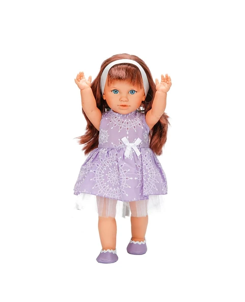 Tina Party Bebek 45 cm 34231 Mor Elbiseli - Resim 3