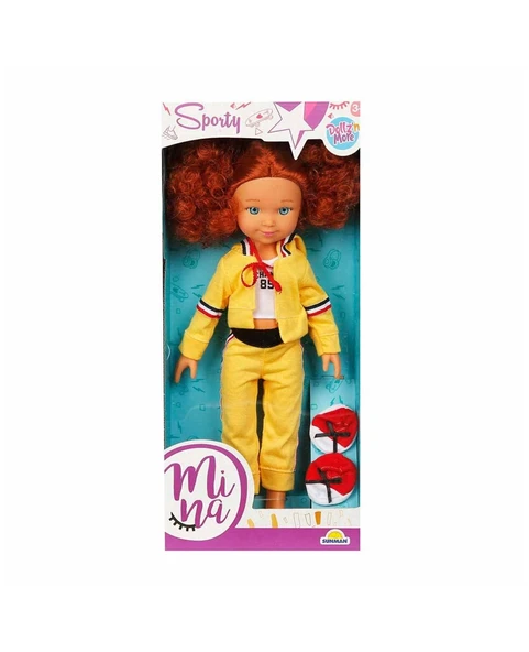 Sunman Dollz'n More Mina Bebek 35 cm Sporty - Resim 2