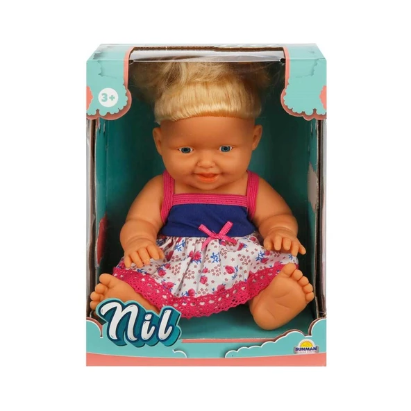 Nil Bebek Saçlı 23 cm 22061 Sarışın Gülen Bebek - Resim 2