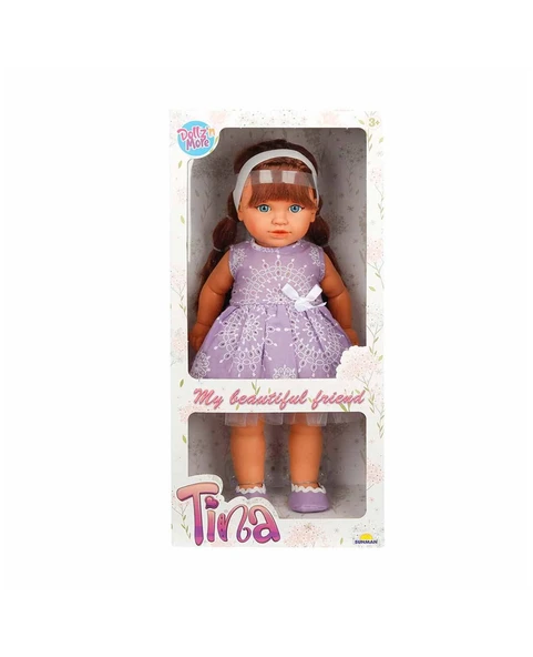 Tina Party Bebek 45 cm 34231 Mor Elbiseli - Resim 4
