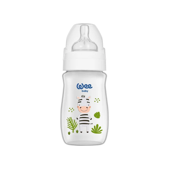 Wee Baby Safari Klasik Geniş Ağızlı PP Biberon 250 ml K 960