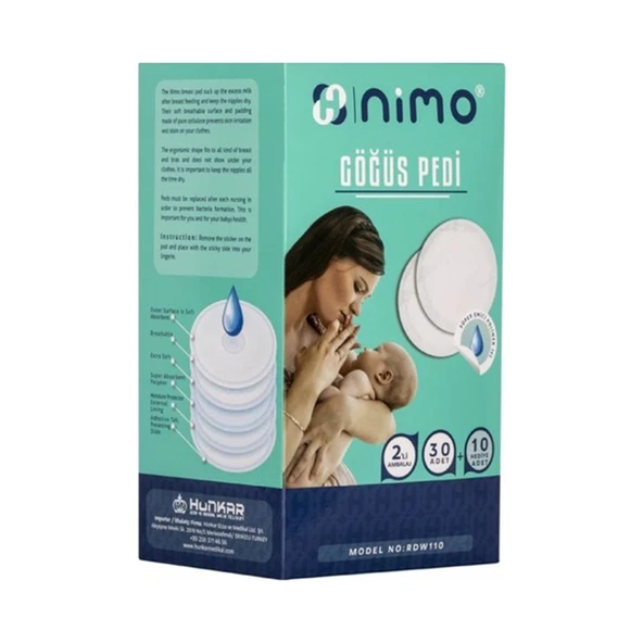 Nimo Göğüs Pedi 30+10 Adet