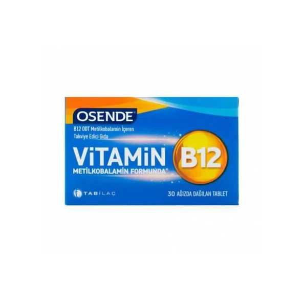Osende Vitamin B12 Ağızda Dağılan 30 Tablet