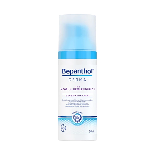 Bepanthol Derma Yoğun Nemlendirici Gece Bakım Kremi 50 ml