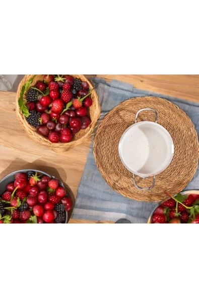 Bta Home Granit Yapışmaz Taban Ikili Tava Seti Beyaz Yumurta Spatulası - 2