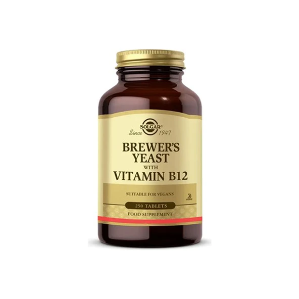 Solgar Brewer's Yeast with B12 250 Tablet