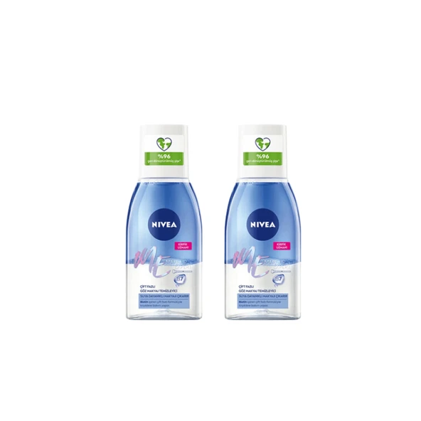 Nivea Make Up Expert Çift Fazlı Makyaj Temizleme 125 ml x 2 - 1