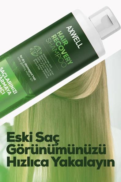 AXWELL Kuru Ve Yıpranmış Saçlar İçin Sedefli For Dry Damaged Hair Shampoo - 2