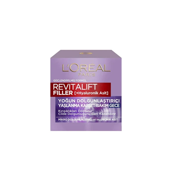 Loreal Revitalift Yoğun Dolgunlaştırıcı Yaşlanma Karşıtı Gece Kremi 50 ml