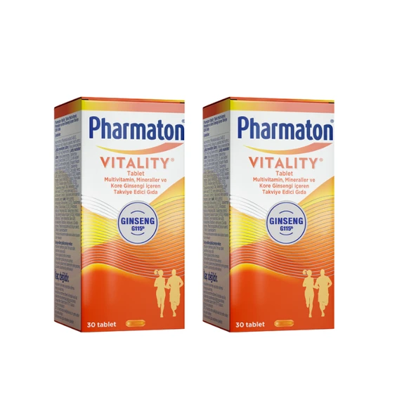 Pharmaton Vitality 30 Tablet x2 ürün görseli