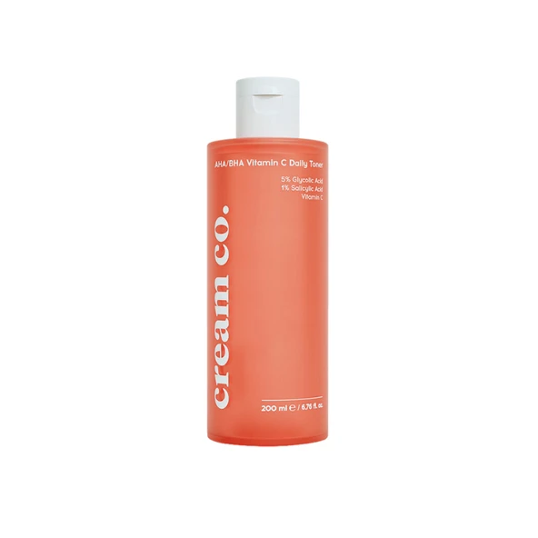 Cream Co AHA/BHA Vitamin C Daily Toner 200 ml