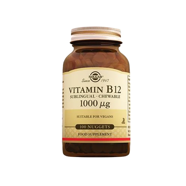 Solgar Vitamin B12 1000 Mcg 100 Dilaltı Tablet ürün görseli
