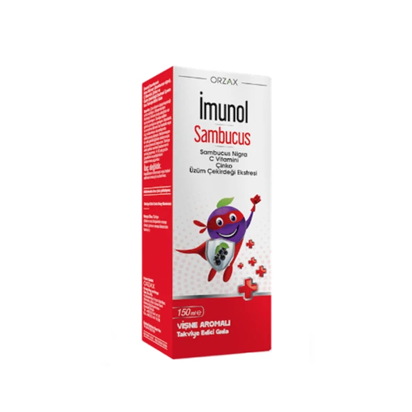 Orzax Imunol Sambucus Şurup 150 ml ürün görseli