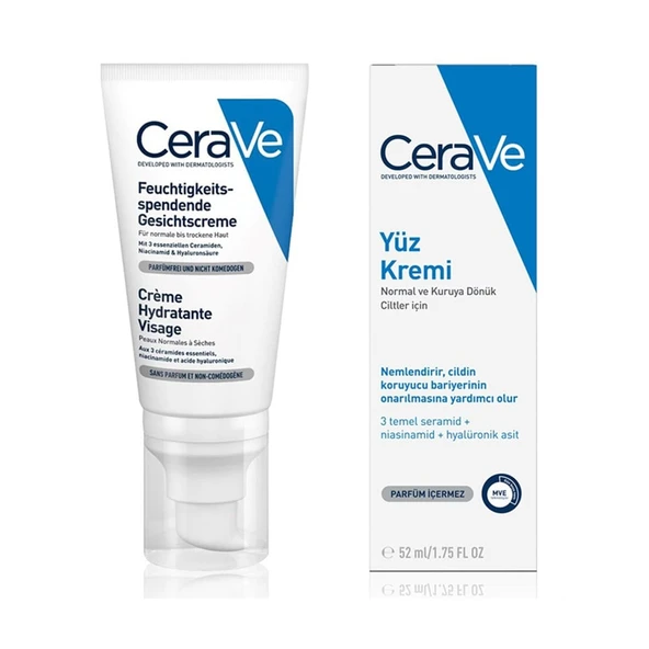 Cerave Yüz Kremi 52 ml K102300 ürün görseli